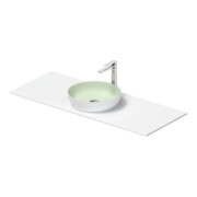 Duravit Console de lavabo Sivida 128x50 cm, vert I.Fa, extérieur blanc s-mat