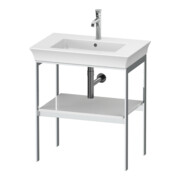 Duravit Console de lavabo White Tulip 68,4x45 cm, blanc brillant, métal, sur pied