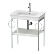 Duravit Console de lavabo White Tulip 68,4x45 cm, blanc mat, Me, 2 HTH, sur pied