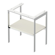 Duravit Console de lavabo White Tulip 68,4x45 cm, blanc mat, métal, sur pied-2