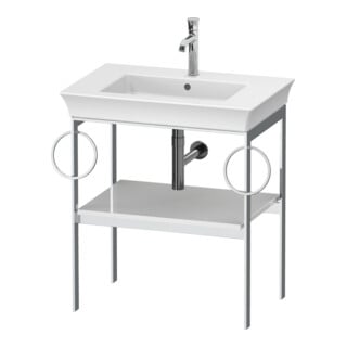 Duravit Console de lavabo White Tulip 68,4x45 cm, blanc, Me, 2 HTH, sur pied