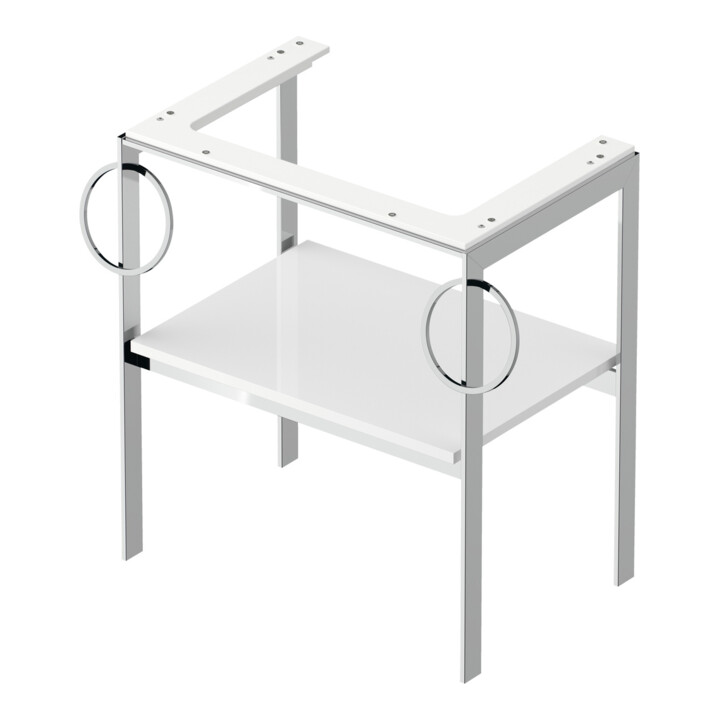 Duravit Console de lavabo White Tulip 68,4x45 cm, blanc, Me, 2 HTH, sur pied