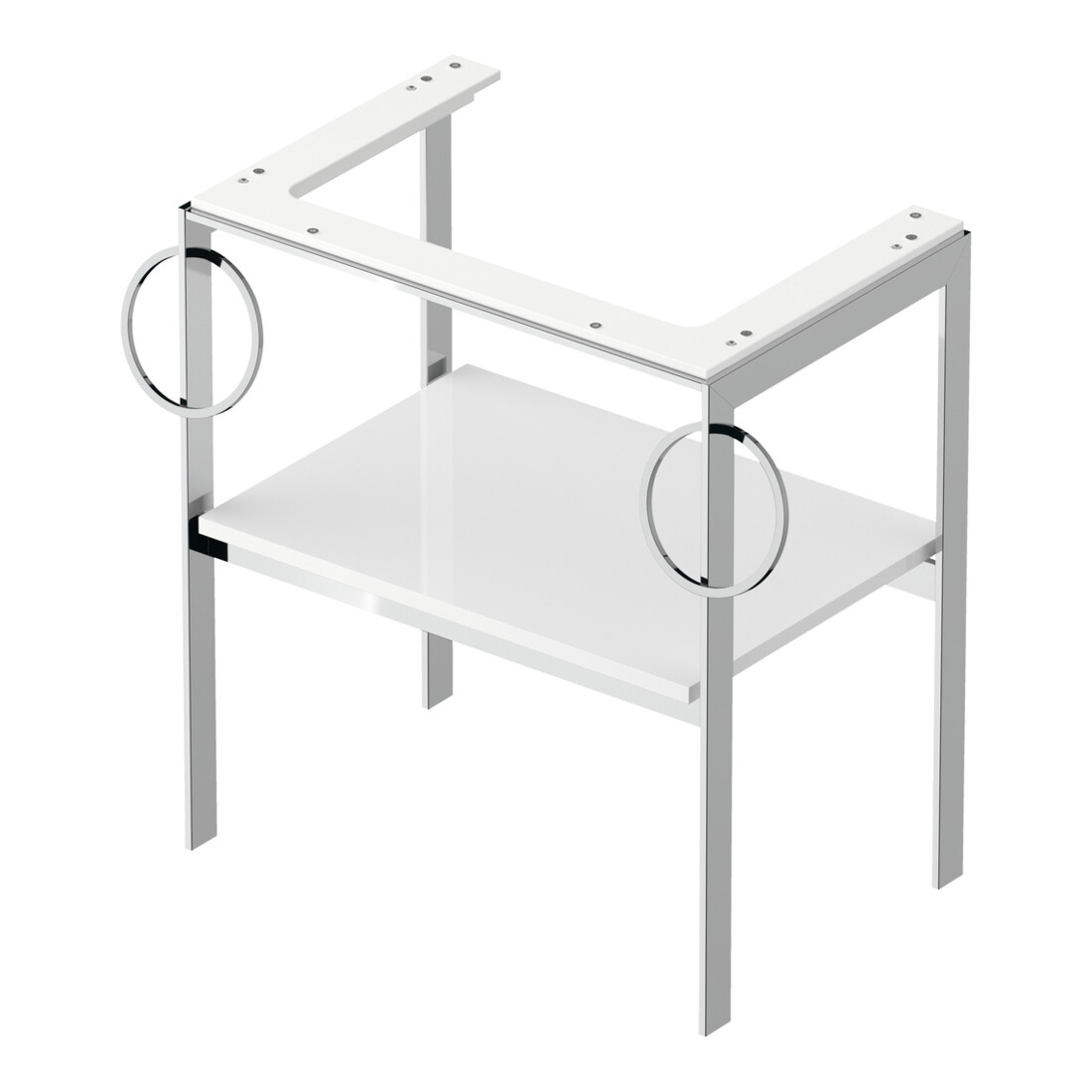 Duravit Console de lavabo White Tulip 68,4x45 cm, blanc, Me, 2 HTH, sur pied