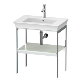 Duravit Console de lavabo White Tulip 68,4x45 cm, blanc semi-mat, métal, sur pied