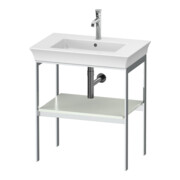 Duravit Console de lavabo White Tulip 68,4x45 cm, blanc semi-mat, métal, sur pied
