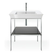 Duravit Console de lavabo White Tulip 68,4x45 cm, graph hgl, Mét., sur pied