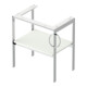 Duravit Console de lavabo White Tulip 68,4x45 cm, Me, bo, HTH droite, blanc mat