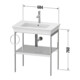 Duravit Console de lavabo White Tulip 68,4x45 cm, Me, bo, HTH gauche, Ei Nat mass.-2