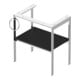 Duravit Console de lavabo White Tulip 68,4x45 cm, Me, bo, HTH gauche, gris mat s-matt-5