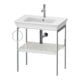 Duravit Console de lavabo White Tulip 68,4x45 cm, Me, bo, HTH l, Nord blanc mat-1