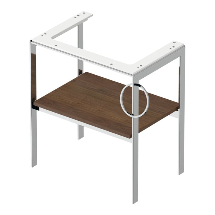 Duravit Console de lavabo White Tulip 68,4x45 cm, Me, bo, HTH r, US Nussb mass.