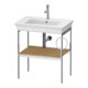 Duravit Console de lavabo White Tulip 68,4x45 cm, Me, bo, HTH re, Ei Nat mass.-1