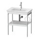 Duravit Console de lavabo White Tulip 68,4x45 cm, Me, bo, porte-serviettes dr, blc hgl-1