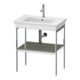 Duravit Console de lavabo White Tulip 68,4x45 cm, st-g s-mat, métal, sur pied-1