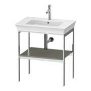 Duravit Console de lavabo White Tulip 68,4x45 cm, st-g s-mat, métal, sur pied
