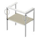 Duravit Console de lavabo White Tulip 68,4x45 cm, T m, Me, 2 HTH, sur pied