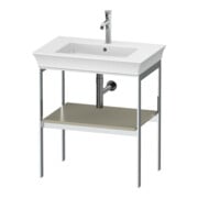 Duravit Console de lavabo White Tulip 68,4x45 cm, taupe mat, métal, sur pied