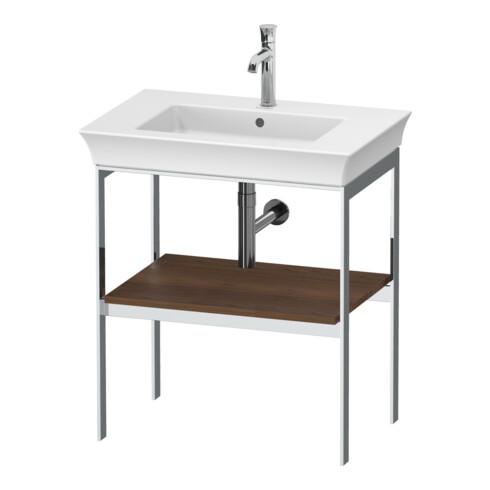 Duravit Console de lavabo White Tulip 68,4x45 cm, US N mass., Mét., sur pied