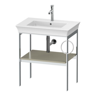 Duravit Console de lavabo White Tulip 68,4x45cm, Me, bo, HTH droite, Tau mat-satiné