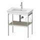Duravit Console de lavabo White Tulip 68,4x45cm, Me, bo, HTH droite, Tau mat-satiné-1