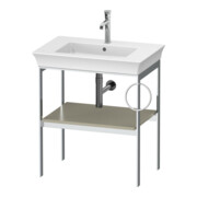 Duravit Console de lavabo White Tulip 68,4x45cm, Me, bo, HTH droite, Tau mat-satiné