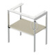 Duravit Console de lavabo White Tulip 68,4x45cm, Me, bo, HTH droite, Tau mat-satiné-5