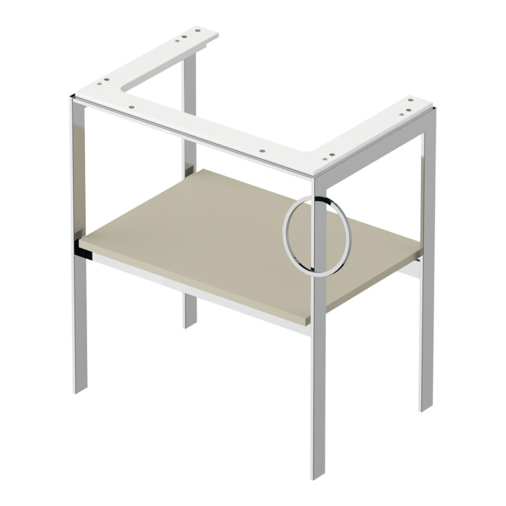 Duravit Console de lavabo White Tulip 68,4x45cm, Me, bo, HTH droite, Tau mat-satiné