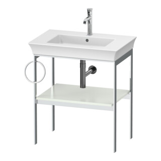Duravit Console de lavabo White Tulip 68,4x45cm, Me, bo, HTH gauche, blanc mat s-matt