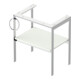 Duravit Console de lavabo White Tulip 68,4x45cm, Me, bo, HTH gauche, blanc mat s-matt-5