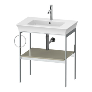 Duravit Console de lavabo White Tulip 68,4x45cm, Me, bo, HTH gauche, Tau s-mat