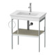 Duravit Console de lavabo White Tulip 68,4x45cm, Me, bo, HTH gauche, Tau s-mat-1