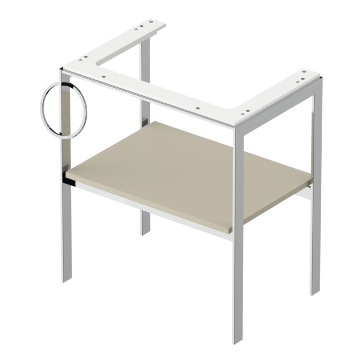 Duravit Console de lavabo White Tulip 68,4x45cm, Me, bo, HTH gauche, Tau s-mat