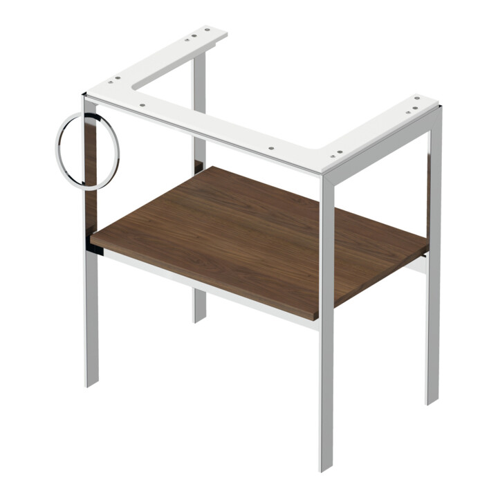 Duravit Console de lavabo White Tulip 68,4x45cm, Me, bo, HTH l, US Nussb mass.
