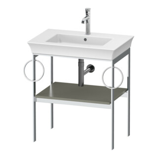 Duravit Console de lavabo White Tulip 68,4x45cm, st-g m, Me, 2 HTH, sur pied