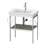 Duravit Console de lavabo White Tulip 68,4x45cm, st-g m, Me, 2 HTH, sur pied