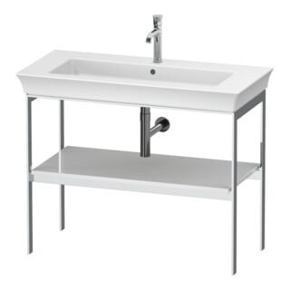 Duravit Console de lavabo White Tulip 98,4x45 cm, blanc brillant, métal, sur pied