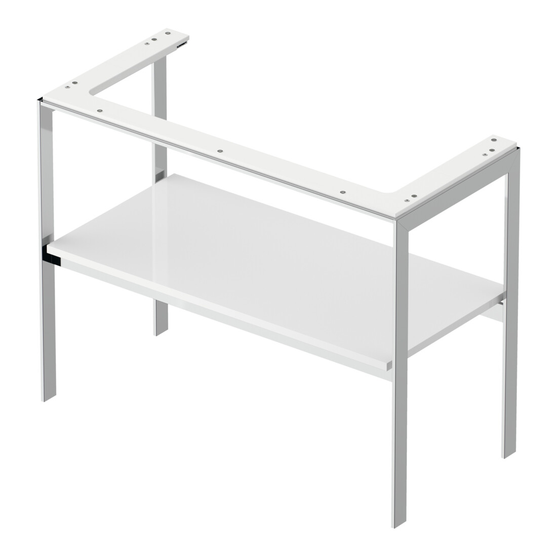 Duravit Console de lavabo White Tulip 98,4x45 cm, blanc brillant, métal, sur pied