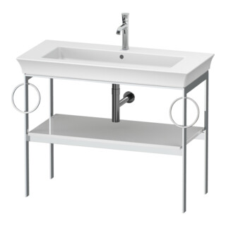 Duravit Console de lavabo White Tulip 98,4x45 cm, blanc, Me, 2 HTH, sur pied