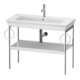 Duravit Console de lavabo White Tulip 98,4x45 cm, blanc, Me, 2 HTH, sur pied-1