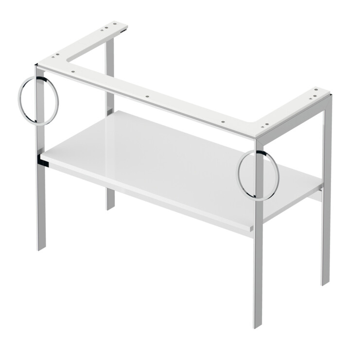 Duravit Console de lavabo White Tulip 98,4x45 cm, blanc, Me, 2 HTH, sur pied