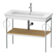 Duravit Console de lavabo White Tulip 98,4x45 cm, E Nat mass, Me, 2 HTH, bo-1