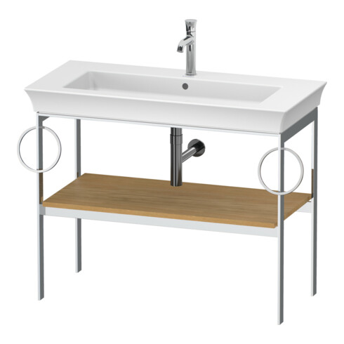 Duravit Console de lavabo White Tulip 98,4x45 cm, E Nat mass, Me, 2 HTH, bo