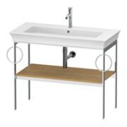 Duravit Console de lavabo White Tulip 98,4x45 cm, E Nat mass, Me, 2 HTH, bo