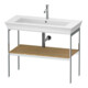 Duravit Console de lavabo White Tulip 98,4x45 cm, E Nat mass., Mét., sur pied-1