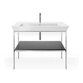 Duravit Console de lavabo White Tulip 98,4x45 cm, graph hgl, Mét., sur pied