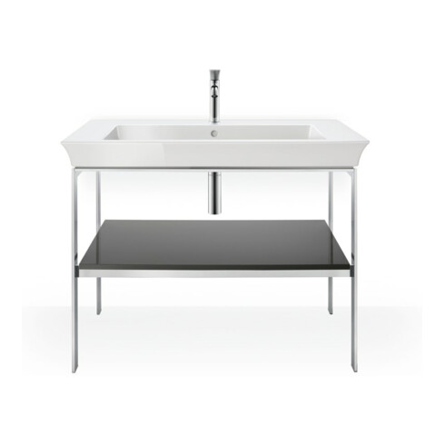 Duravit Console de lavabo White Tulip 98,4x45 cm, graph hgl, Mét., sur pied