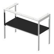 Duravit Console de lavabo White Tulip 98,4x45 cm, gris mat, métal, sur pied-5