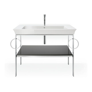 Duravit Console de lavabo White Tulip 98,4x45 cm, gris, Me, 2 HTH, sur pied