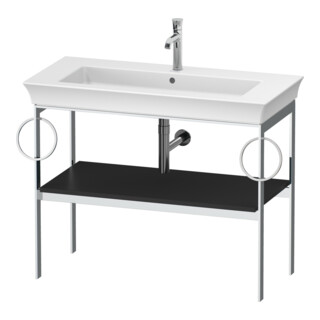 Duravit Console de lavabo White Tulip 98,4x45 cm, gris, Me, 2 HTH, sur pied