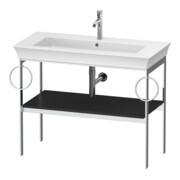 Duravit Console de lavabo White Tulip 98,4x45 cm, gris, Me, 2 HTH, sur pied